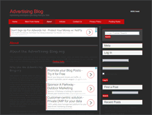 Tablet Screenshot of advertising-blog.org